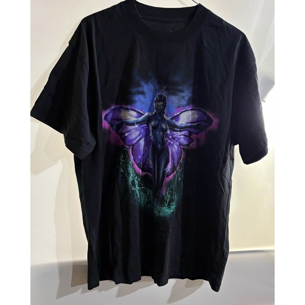 SZA Grand National Tour Black Graphic Print Cotton Crew Neck T-Shirt M